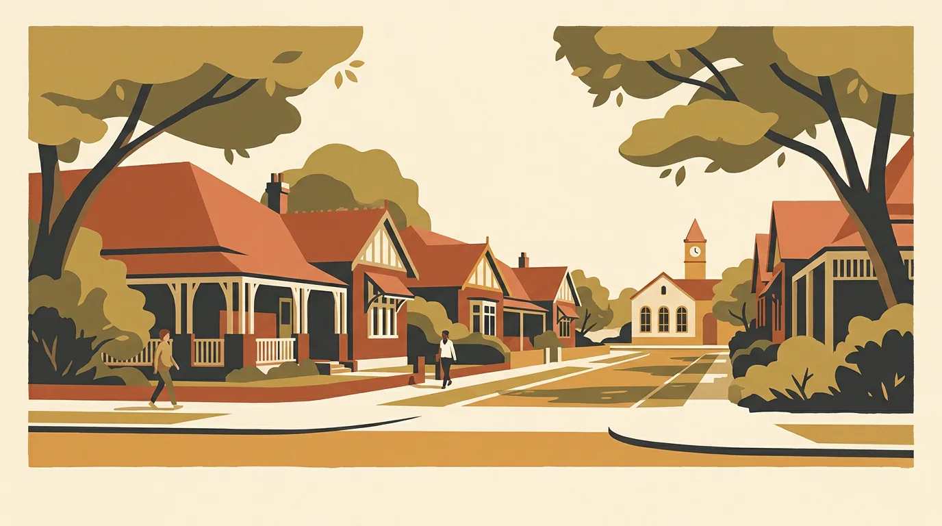 Editorial illustration of a move in Randwick, Sydney's Eastern Suburbs